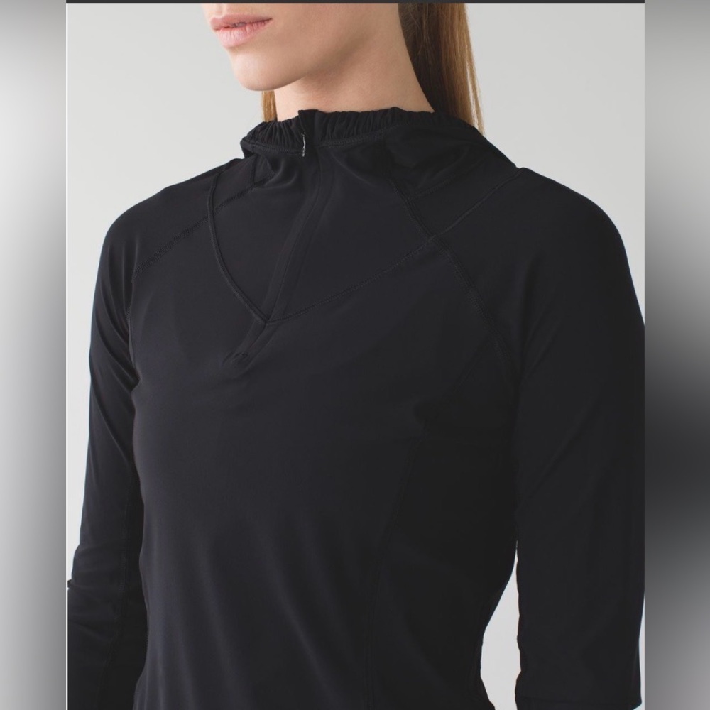 Lululemon Water Bound Black Hoodie Size: 8 RARE - Picture 10 of 15